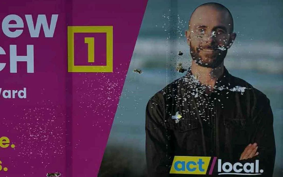 ACT candidate’s campaign sign blasted with shotgun fire near Whangārei