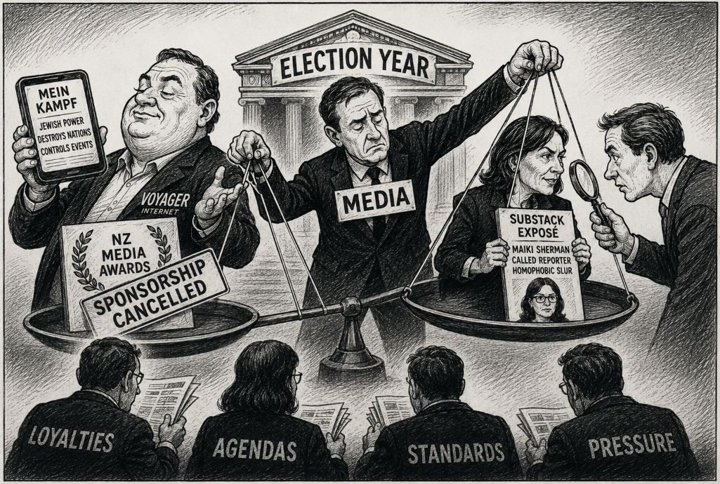 From Voyager to Sherman: election-year scandals test media standards and loyalties