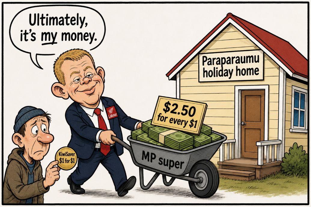 Hipkins claims gold-plated MP retirement perk helps prevent corruption